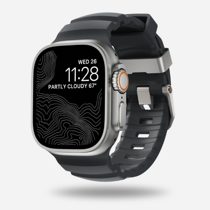 Stone Ridge™ Band – Rugged FKM Strap with Titanium Clasp