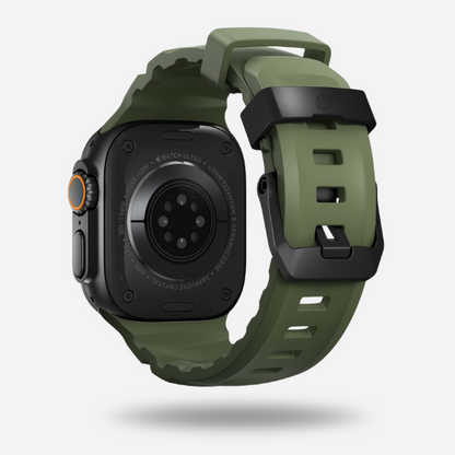 Stone Ridge™ Band – Rugged FKM Strap with Titanium Clasp