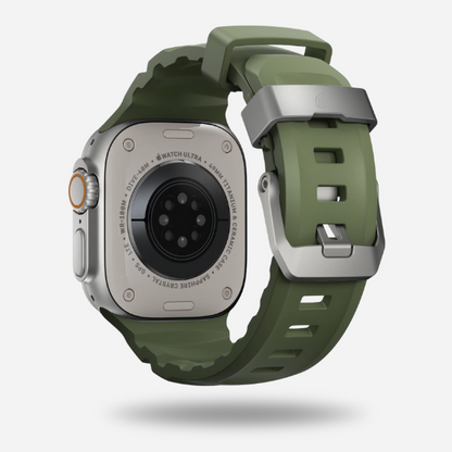 Stone Ridge™ Band – Rugged FKM Strap with Titanium Clasp