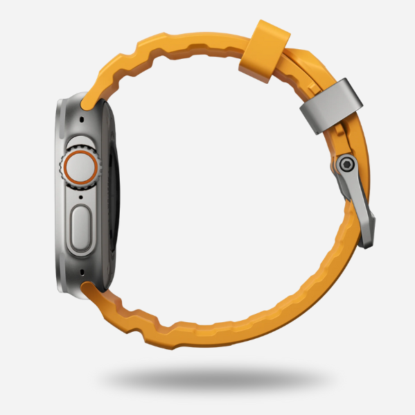 Stone Ridge™ Band – Rugged FKM Strap with Titanium Clasp