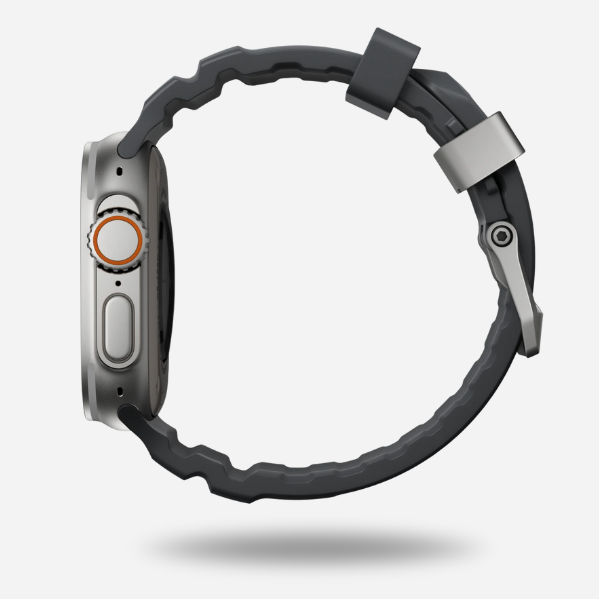 Stone Ridge™ Band – Rugged FKM Strap with Titanium Clasp