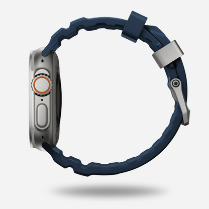 Stone Ridge™ Band – Rugged FKM Strap with Titanium Clasp