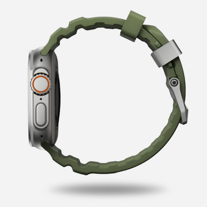 Stone Ridge™ Band – Rugged FKM Strap with Titanium Clasp