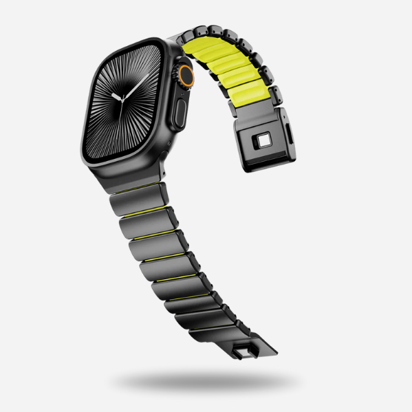 Titanium–Silicone Hybrid Band