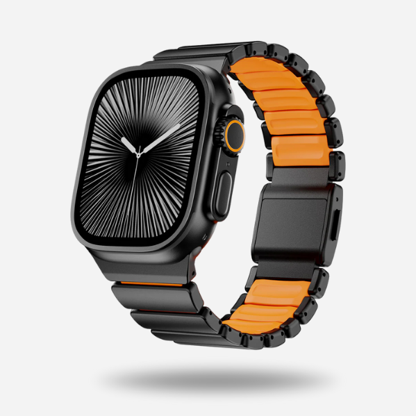 Titanium–Silicone Hybrid Band