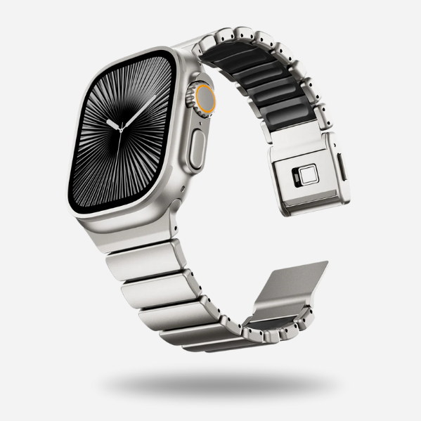 Titanium–Silicone Hybrid Band