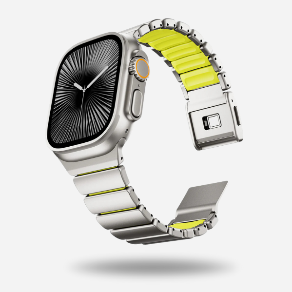 Titanium–Silicone Hybrid Band