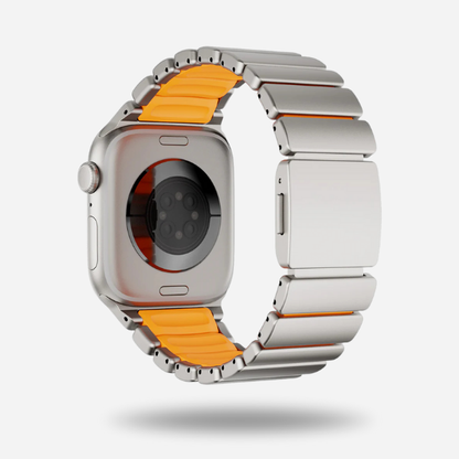 Titanium–Silicone Hybrid Band