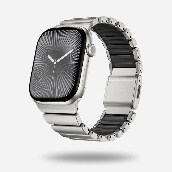 Titanium–Silicone Hybrid Band